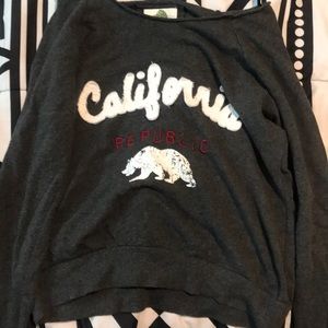 off the shoulder sweater